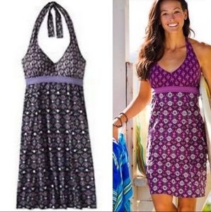 Athleta Pack Everywhere UPF Purple Halter Dress